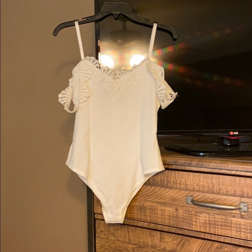 Brand new body suit! Off shoulder detail
